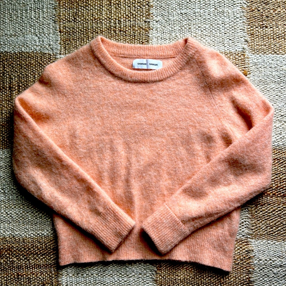 Samsoe samsoe peach nougat sweater